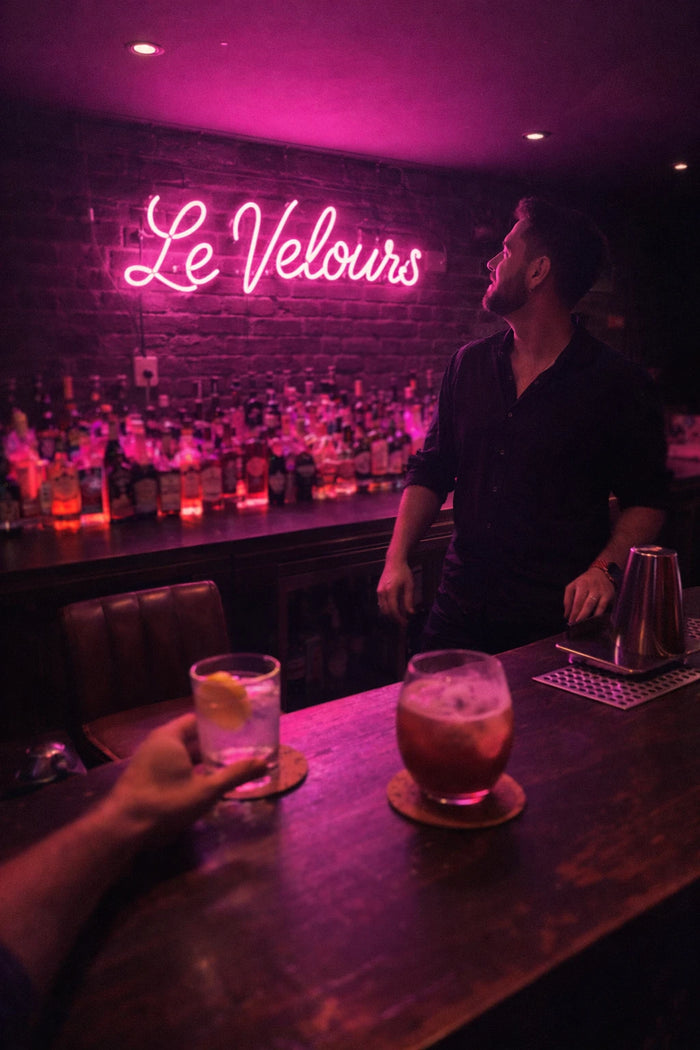 Néon rose — Bar cocktails
