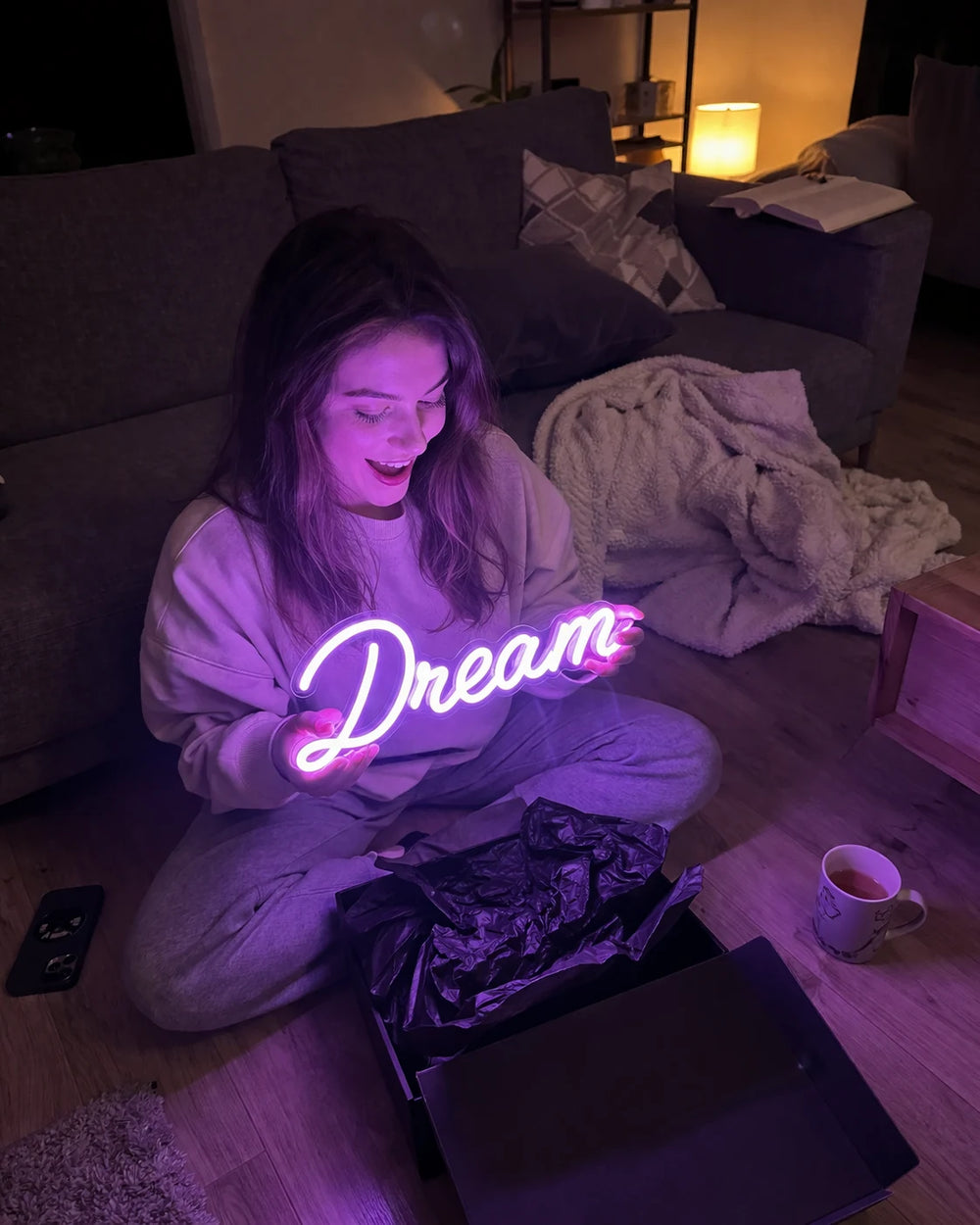 Néon prénom personnalisé pour chambre et cadeau