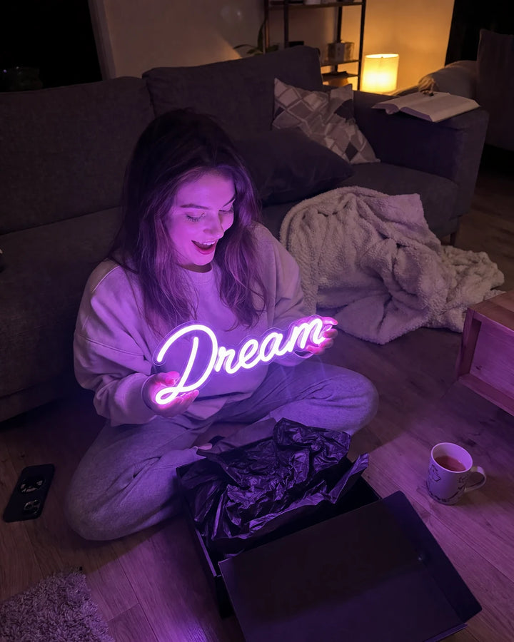 Unboxing  Cadeau néon